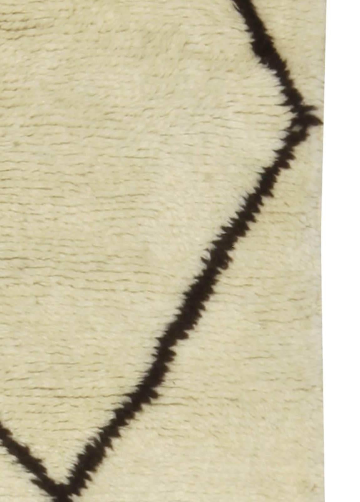 Contemporary Tribal Moroccan Design Handmade Wool Rug by Doris Leslie Blau For Sale 2