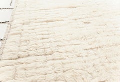 Contemporary Tribal Style Moroccan White, Grey Handmade Rug by Doris Leslie Blau