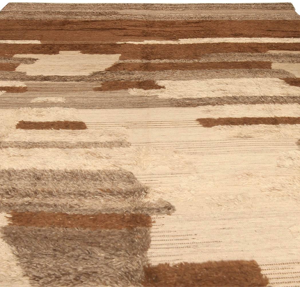 Indian Contemporary Tribal Tulu Nadu Style Handmade Rug by Doris Leslie Blau For Sale