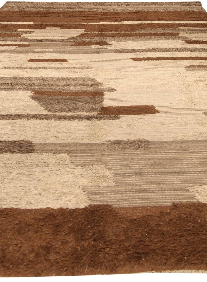 Hand-Knotted Contemporary Tribal Tulu Nadu Style Handmade Rug by Doris Leslie Blau For Sale