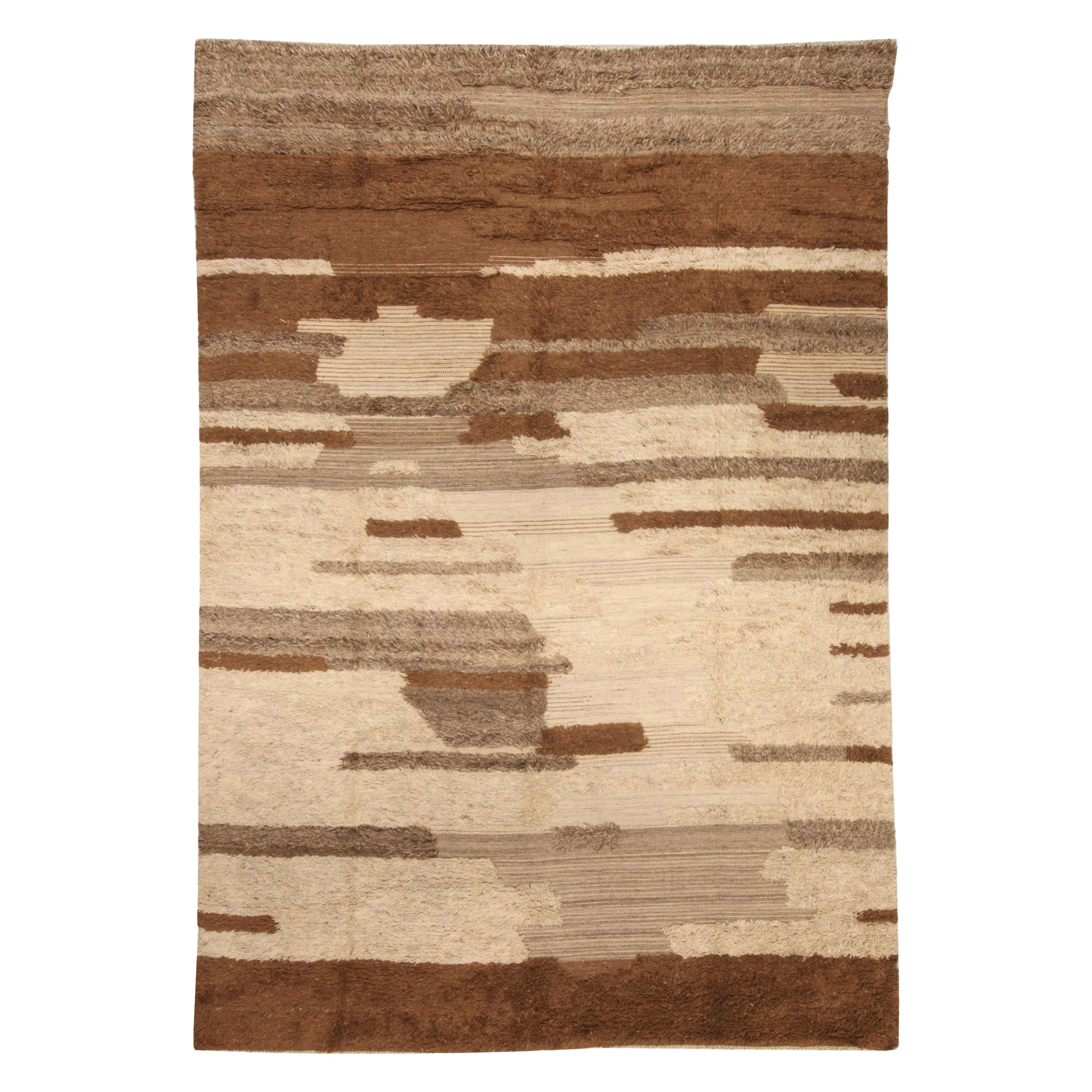 Contemporary Tribal Tulu Nadu Style Handmade Rug by Doris Leslie Blau