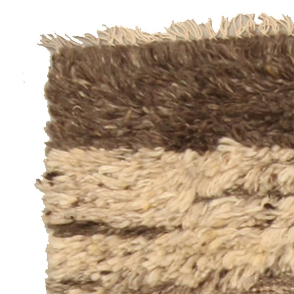 Contemporary Tribal Tulu Nadu Style Shaggy Wool Rug by Doris Leslie Blau In New Condition For Sale In New York, NY