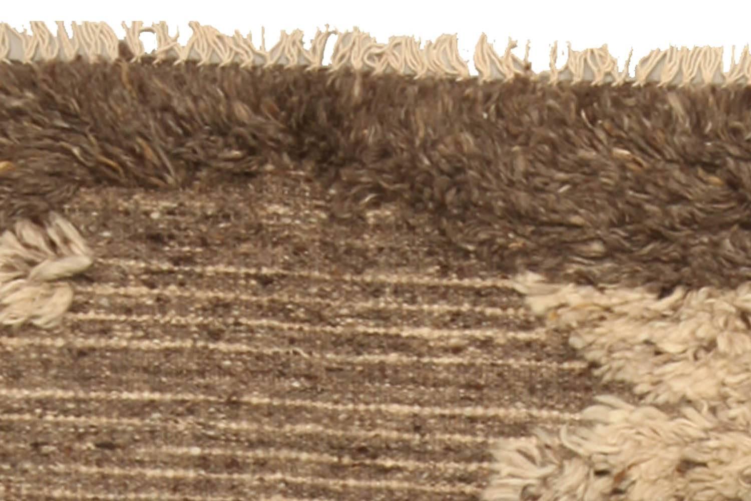 Contemporary Tribal Tulu Nadu Style Shaggy Wool Rug by Doris Leslie Blau For Sale 1