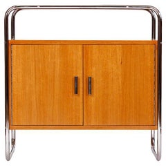 Zeitgenössisches Sideboard aus Stahlrohr im tschechischen Funktionalismus Bauhausstil