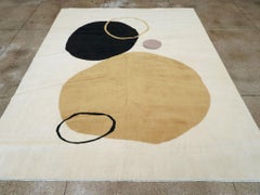 Alfombra contemporánea turca de estilo abstracto para habitaciones by Galerie Shabab
