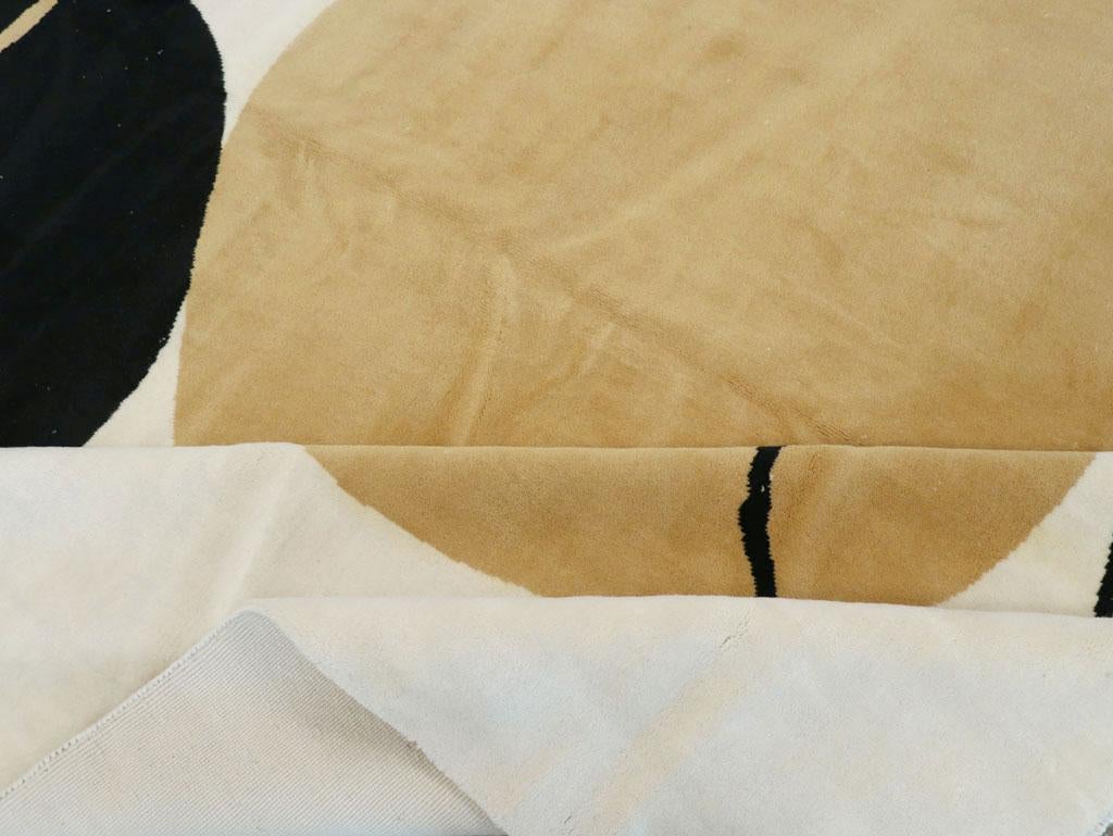 Contemporary Turkish Abstract Style Raumgröße Teppich (21. Jahrhundert und zeitgenössisch) im Angebot