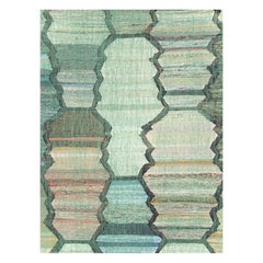 Contemporary Turkish Flat-Weave Kilim Large Room Size Carpet