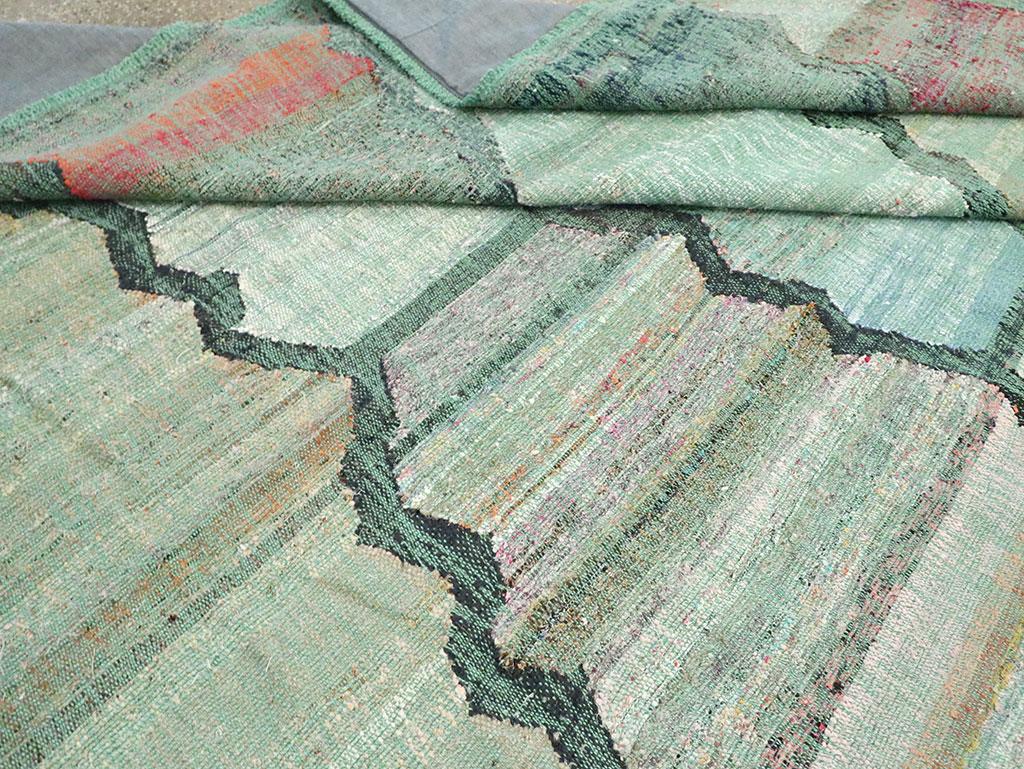 Contemporary Turkish Flat-Weave Kilim Large Room Size Carpet For Sale 3