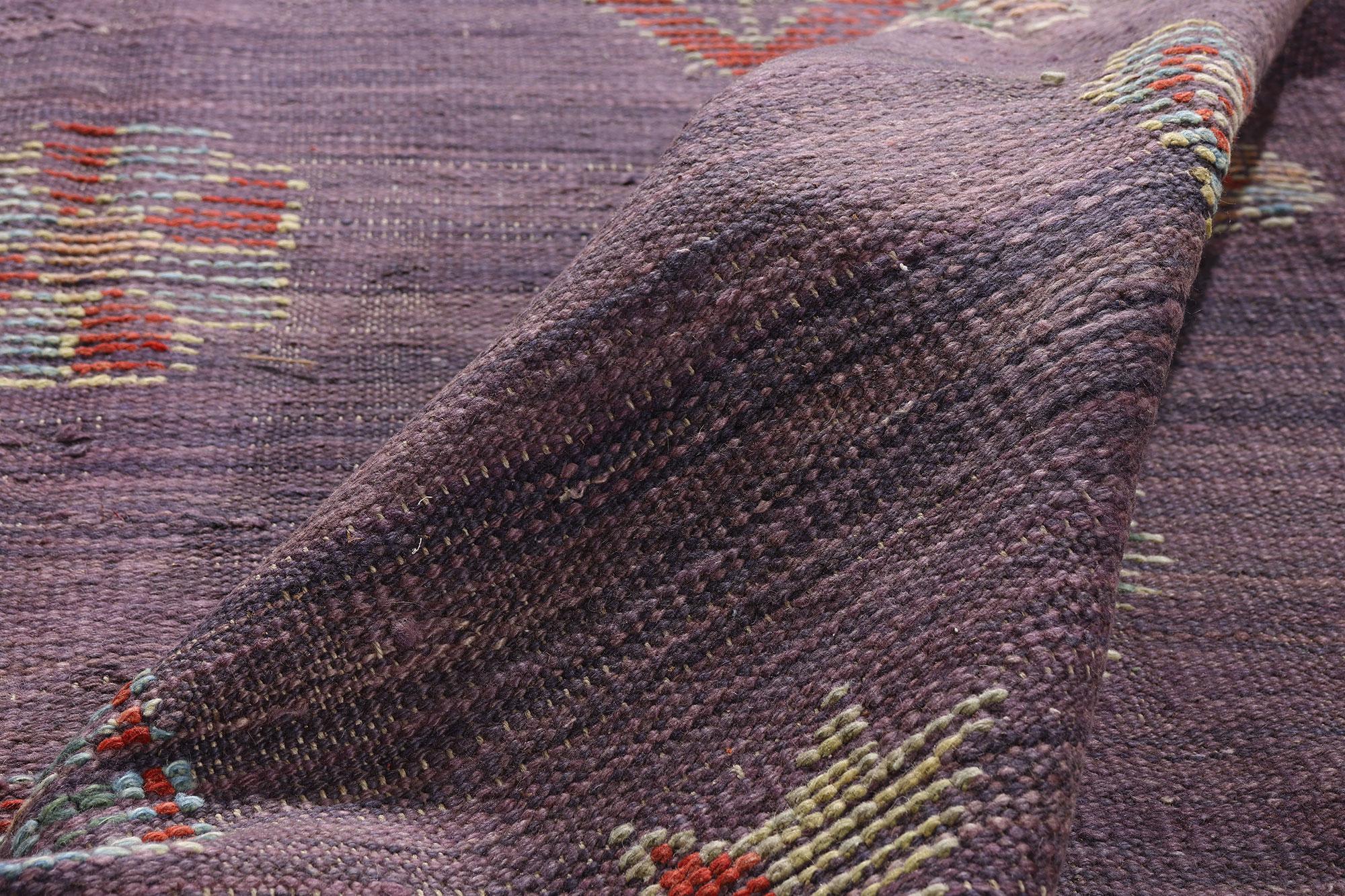 Zeitgenössischer türkischer Kelim-Teppich im Stammesstil im Angebot 4