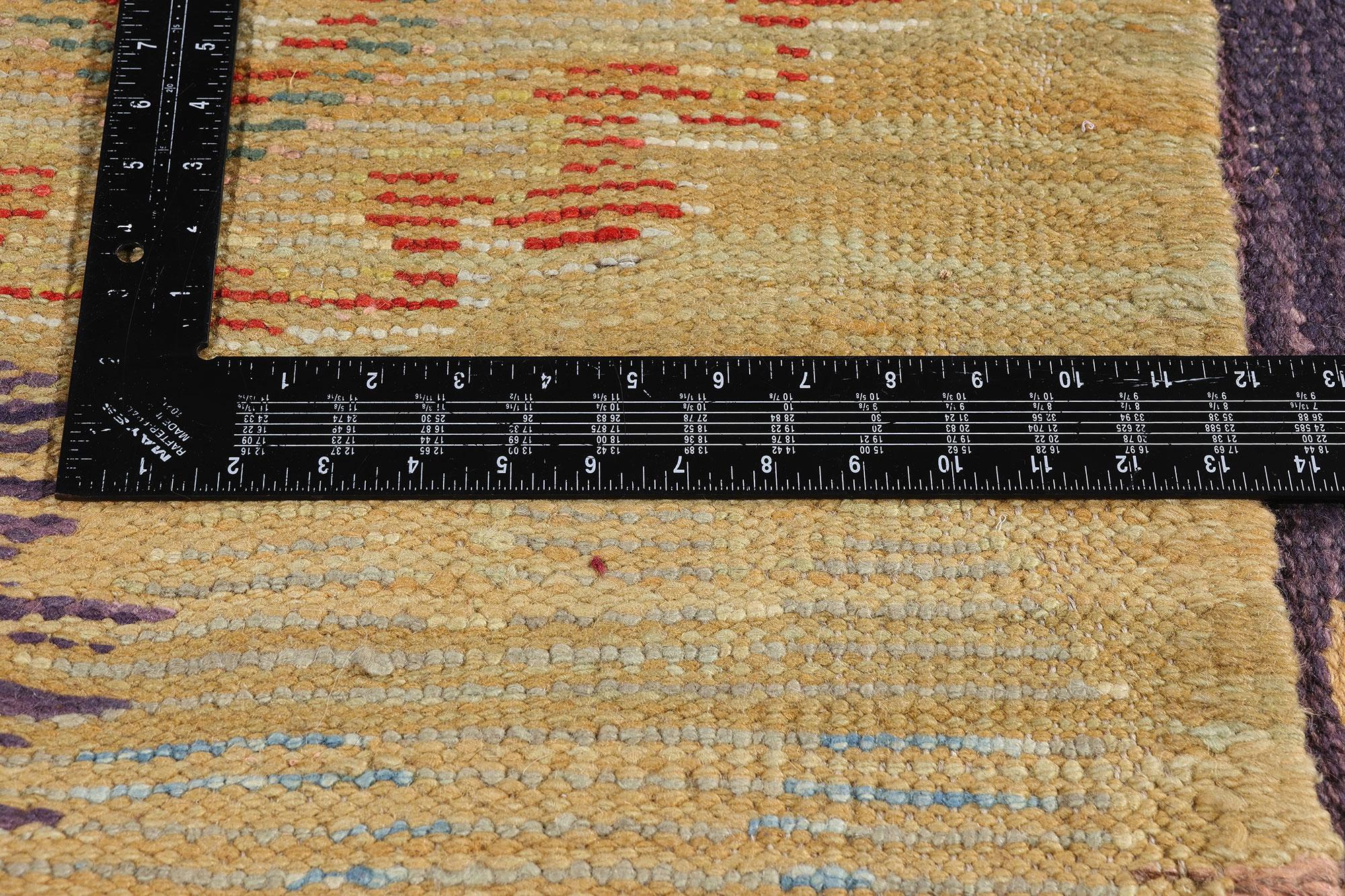 Zeitgenössischer türkischer Kelim-Teppich im Stammesstil im Angebot 1