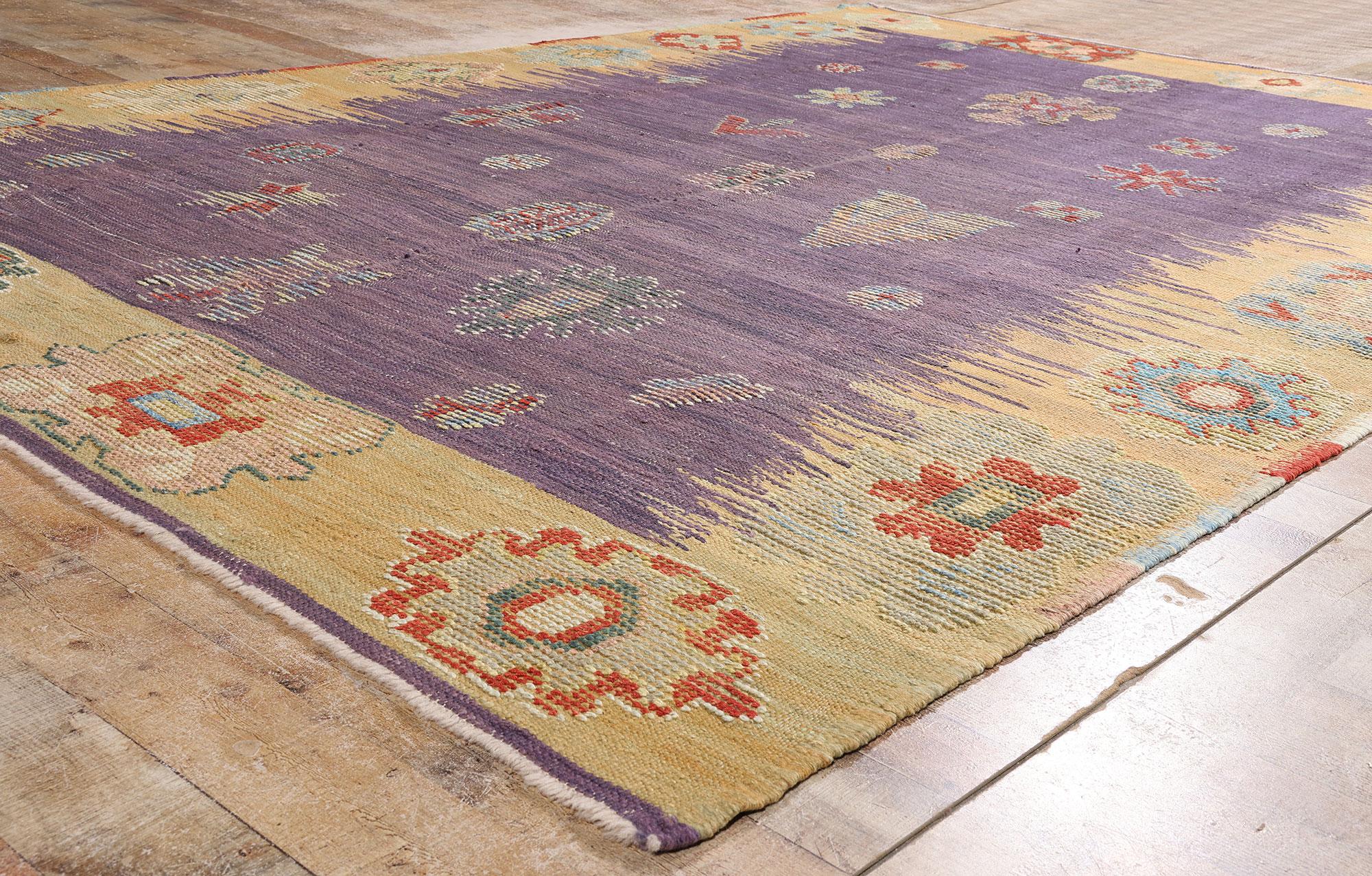 Zeitgenössischer türkischer Kelim-Teppich im Stammesstil (Türkisch) im Angebot