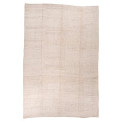 Contemporary Turkish Large Sumak Rug Made with Recycled Hemp