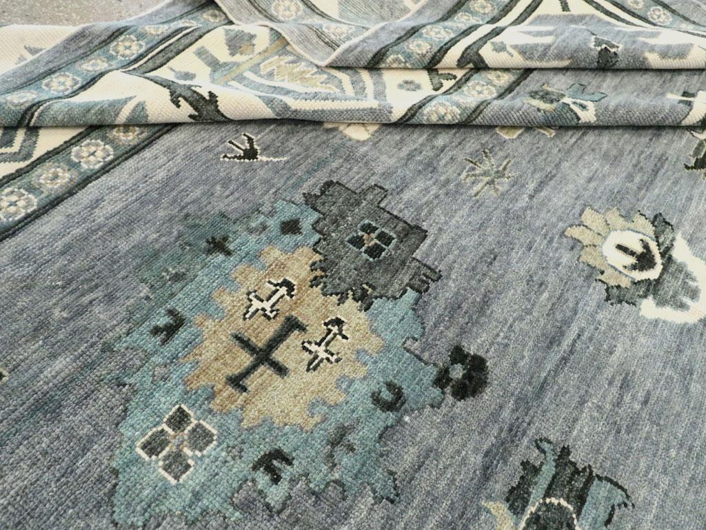 Contemporary Turkish Oushak Oversize Carpet For Sale 4