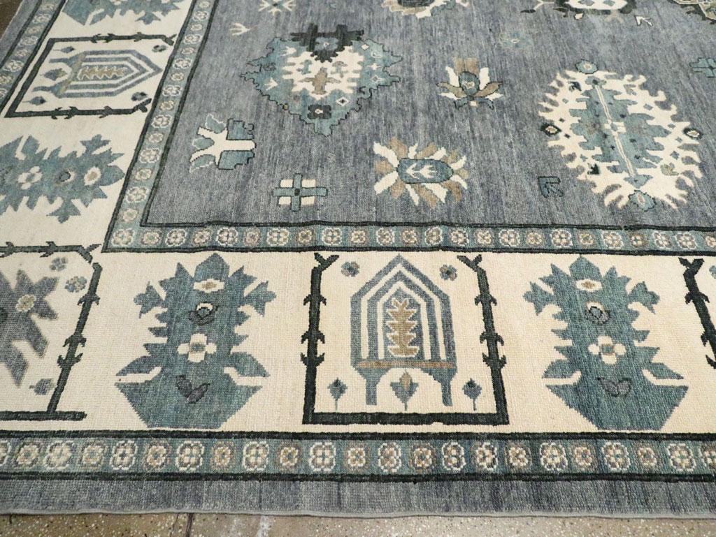 Contemporary Turkish Oushak Oversize Carpet For Sale 2