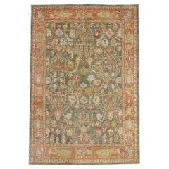Contemporary Turkish Oushak Rug with Modern Spanish Revival Style