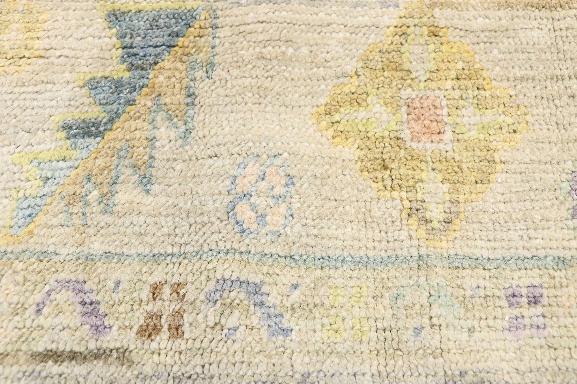 oushak rugs pastel