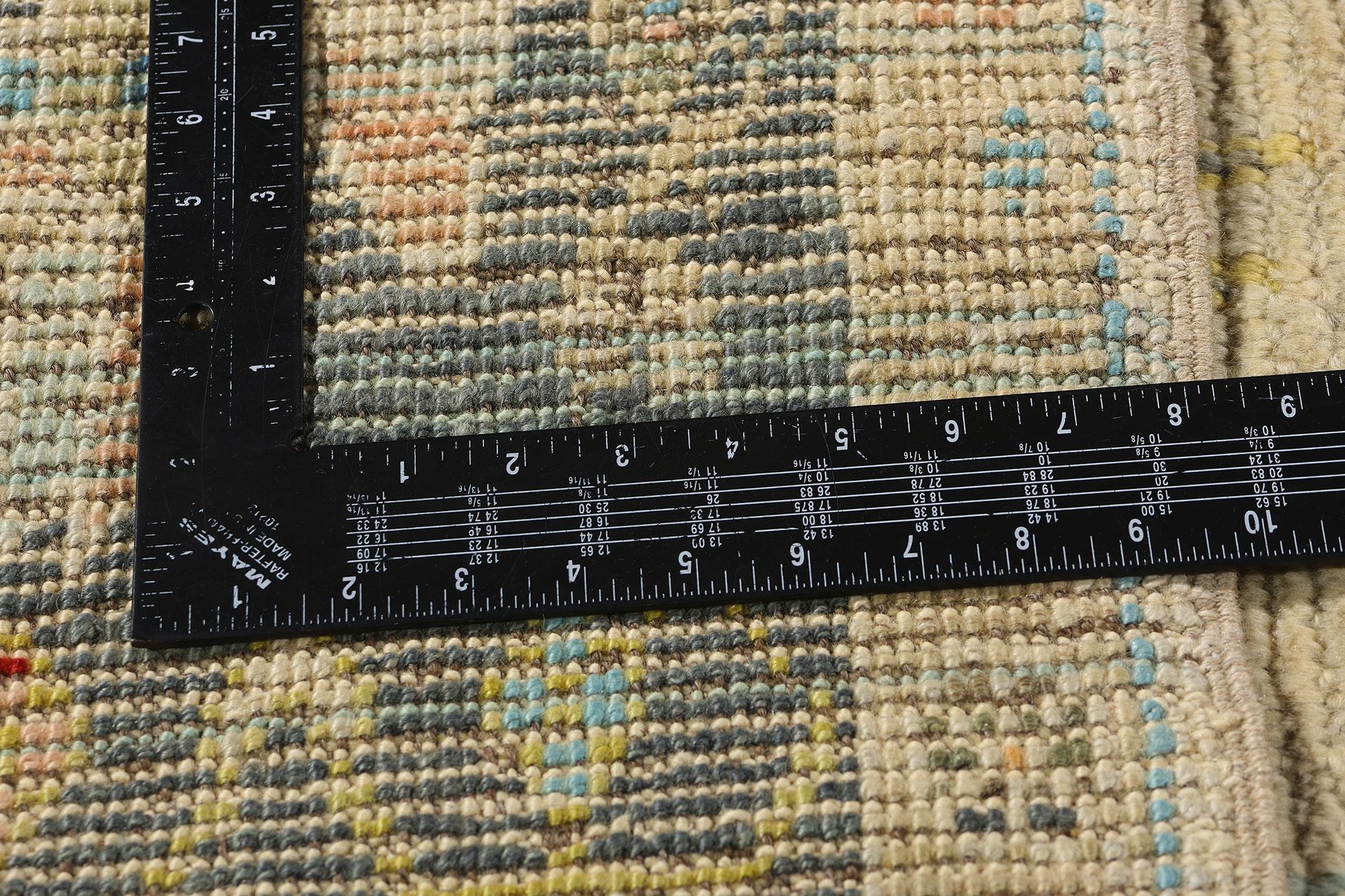 Contemporary New Colorful Turkish Oushak Carpet with Modern Style For Sale