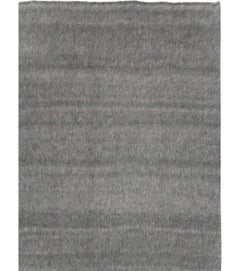 Contemporary Turkish Room Size Carpet in a Grey Minimalist Design