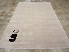 Contemporary Turkish Room Size Carpet in the style of Jean-Michel Basquiat