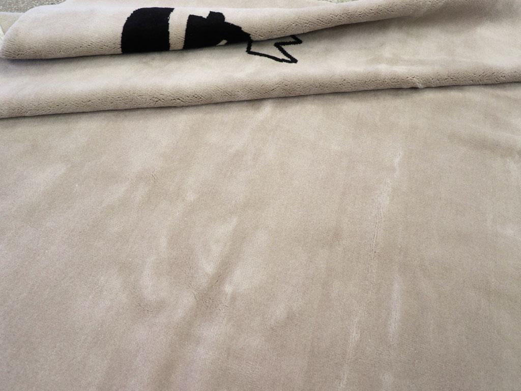 Contemporary Turkish Room Size Carpet in the style of Jean-Michel Basquiat For Sale 2