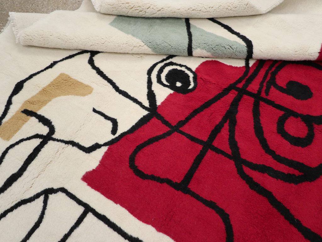Laine Tapis de chambre contemporain de style Le Corbusier en vente