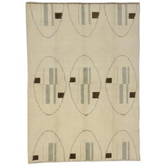 Contemporary Turkish Rug with Modern Bauhaus Design
