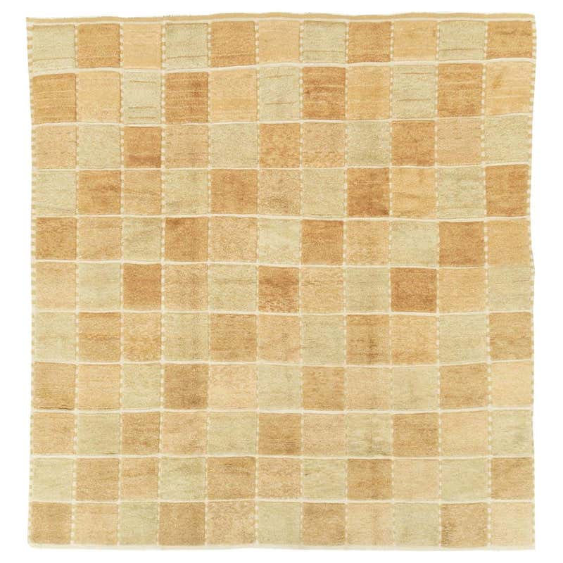 Superfluous Square Bohemian Turkish Rug For Sale at 1stDibs