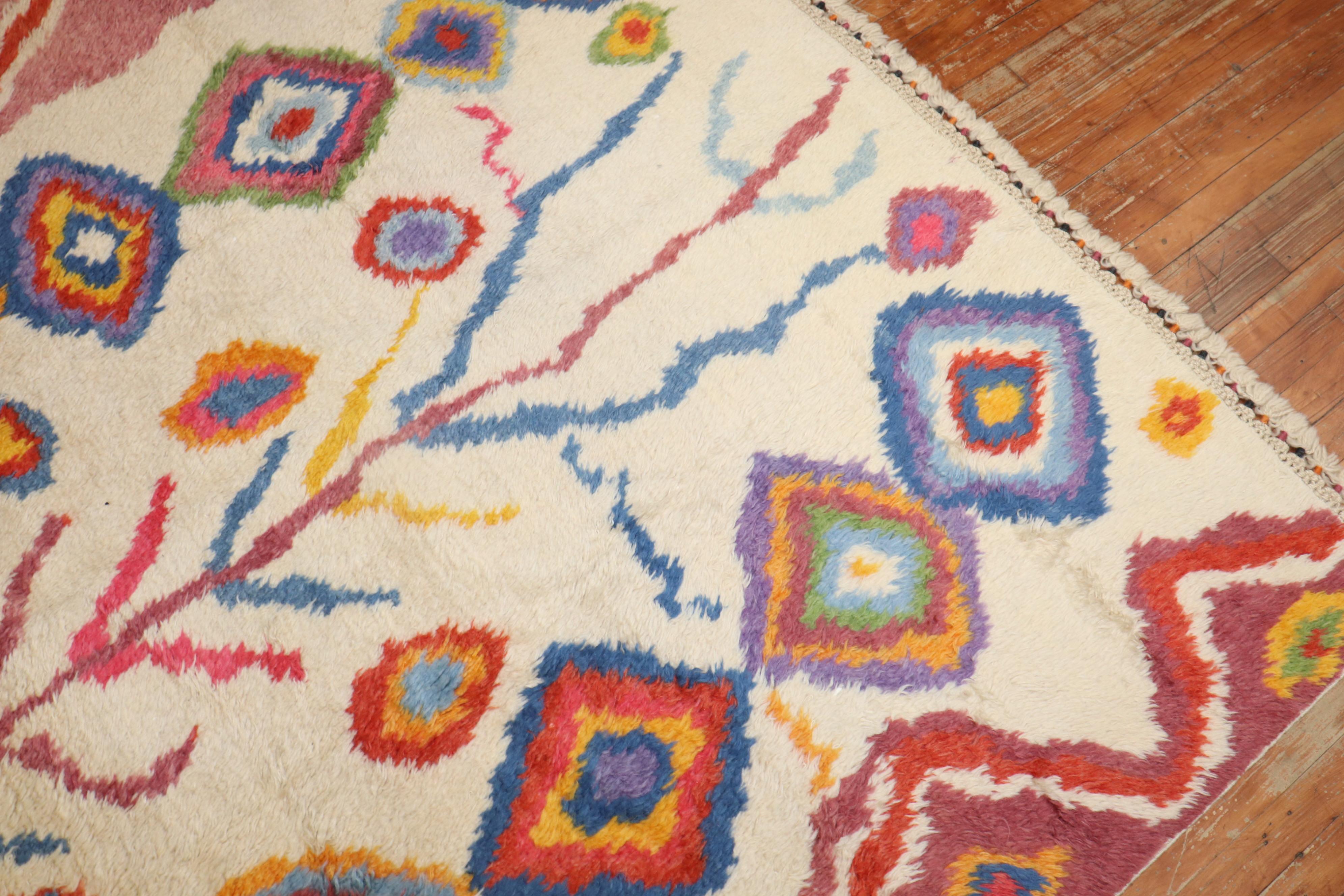 Contemporary Turkish Tulu Rug For Sale 1