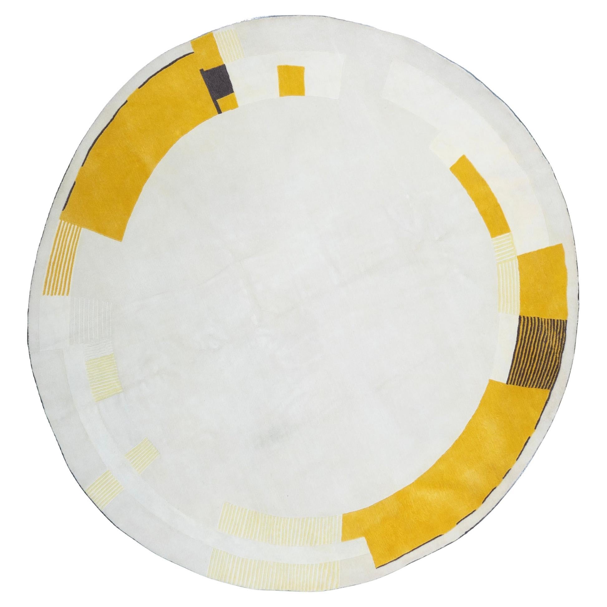 Contemporary Turkish Wool Rug 7'10" x 7’10”