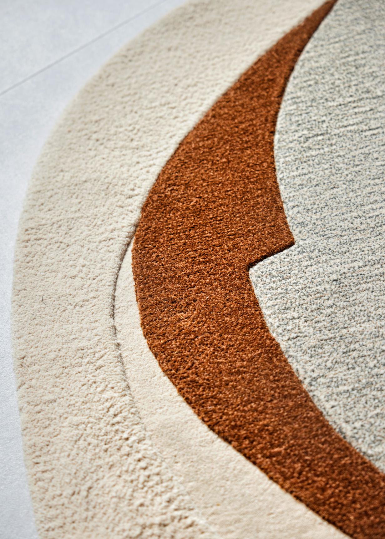 Turc Tapis contemporain en laine turque par Studio Marmi, Collection Ki No1 en vente