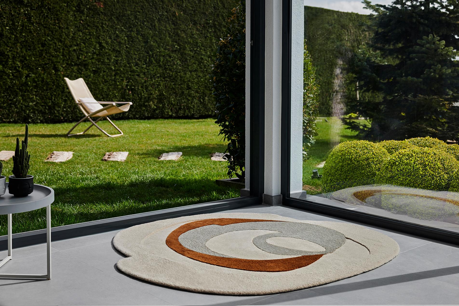 Tapis contemporain en laine turque par Studio Marmi, Collection Ki No1 Neuf - En vente à Los Angeles, CA