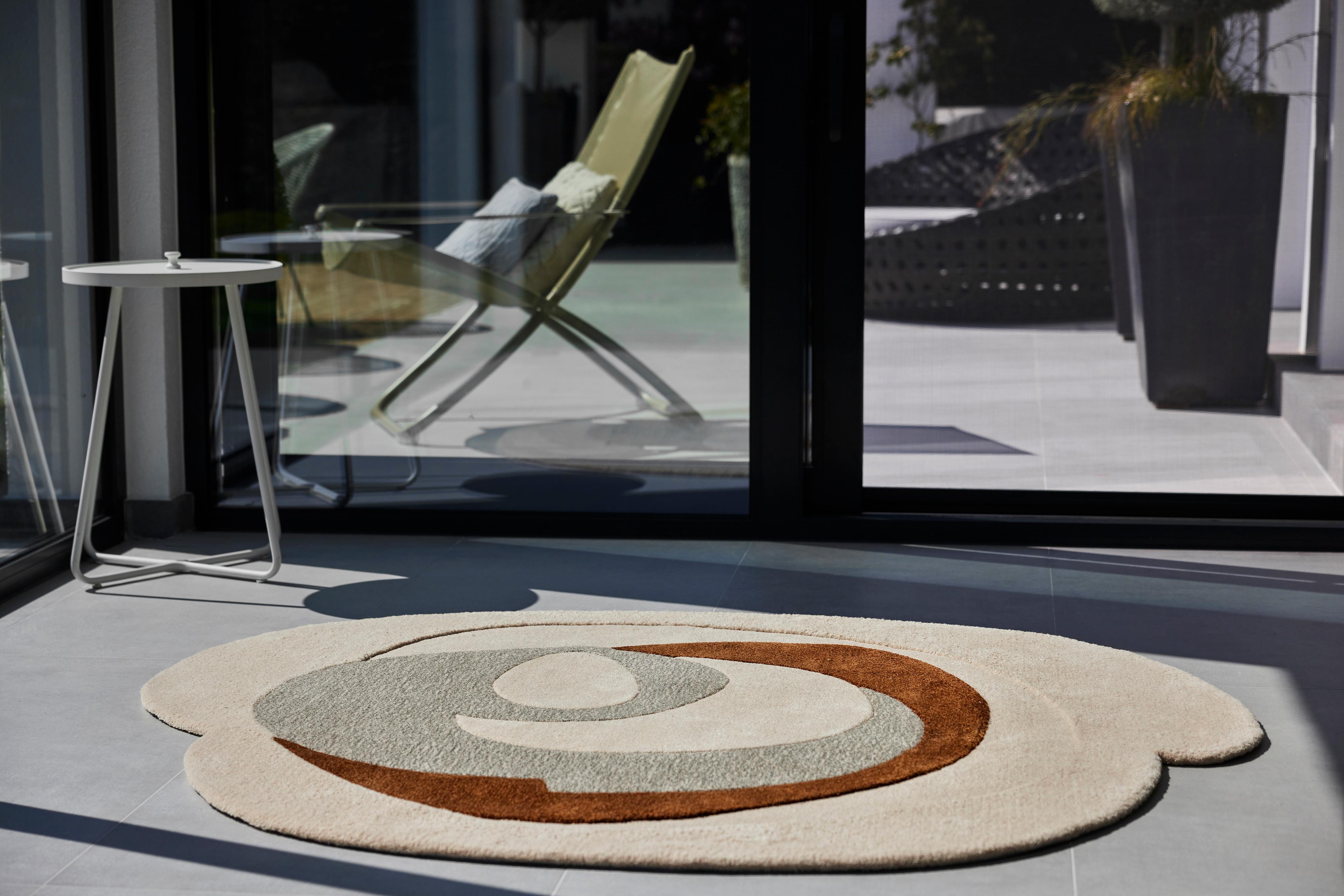 XXIe siècle et contemporain Tapis contemporain en laine turque par Studio Marmi, Collection Ki No1 en vente