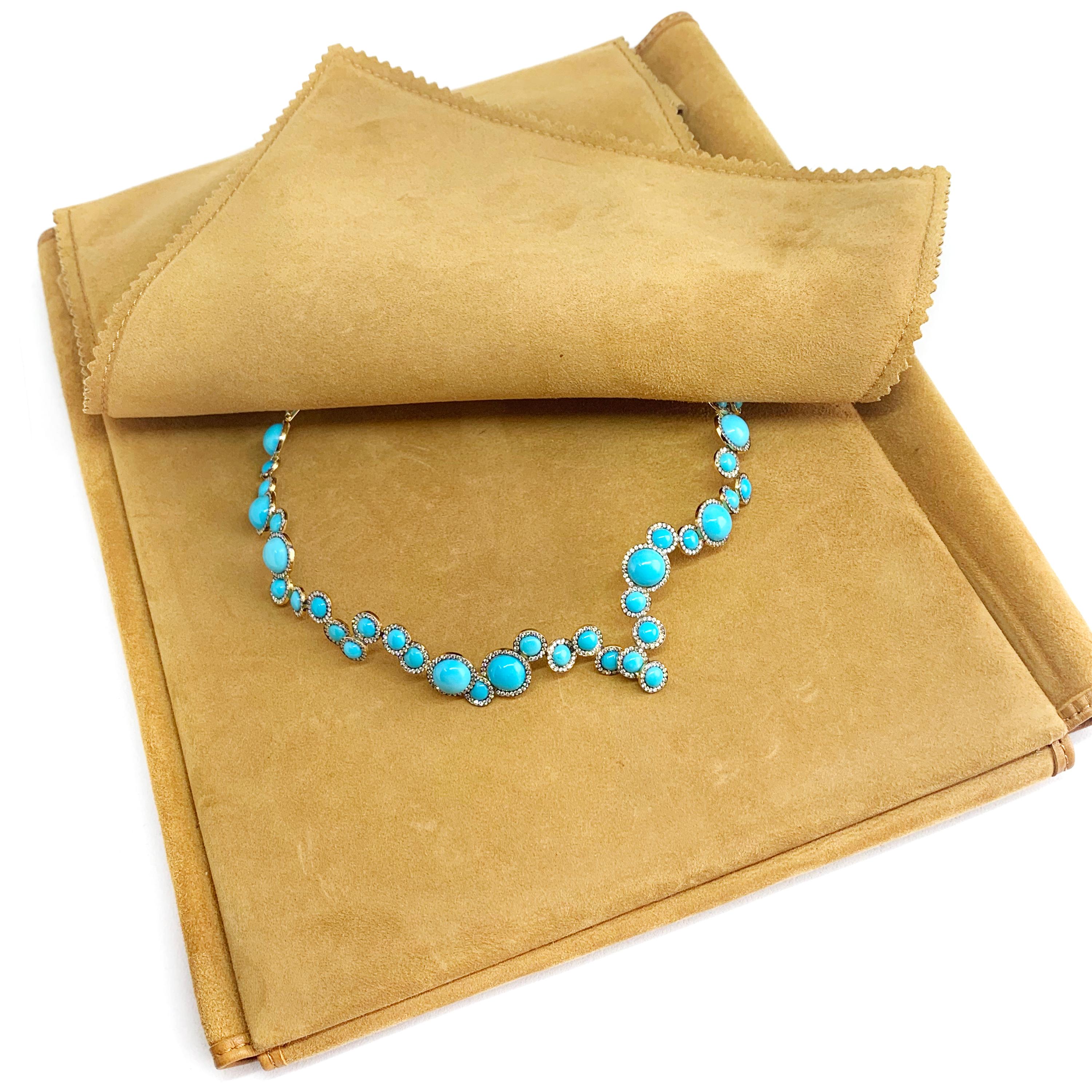 turquoise necklace choker