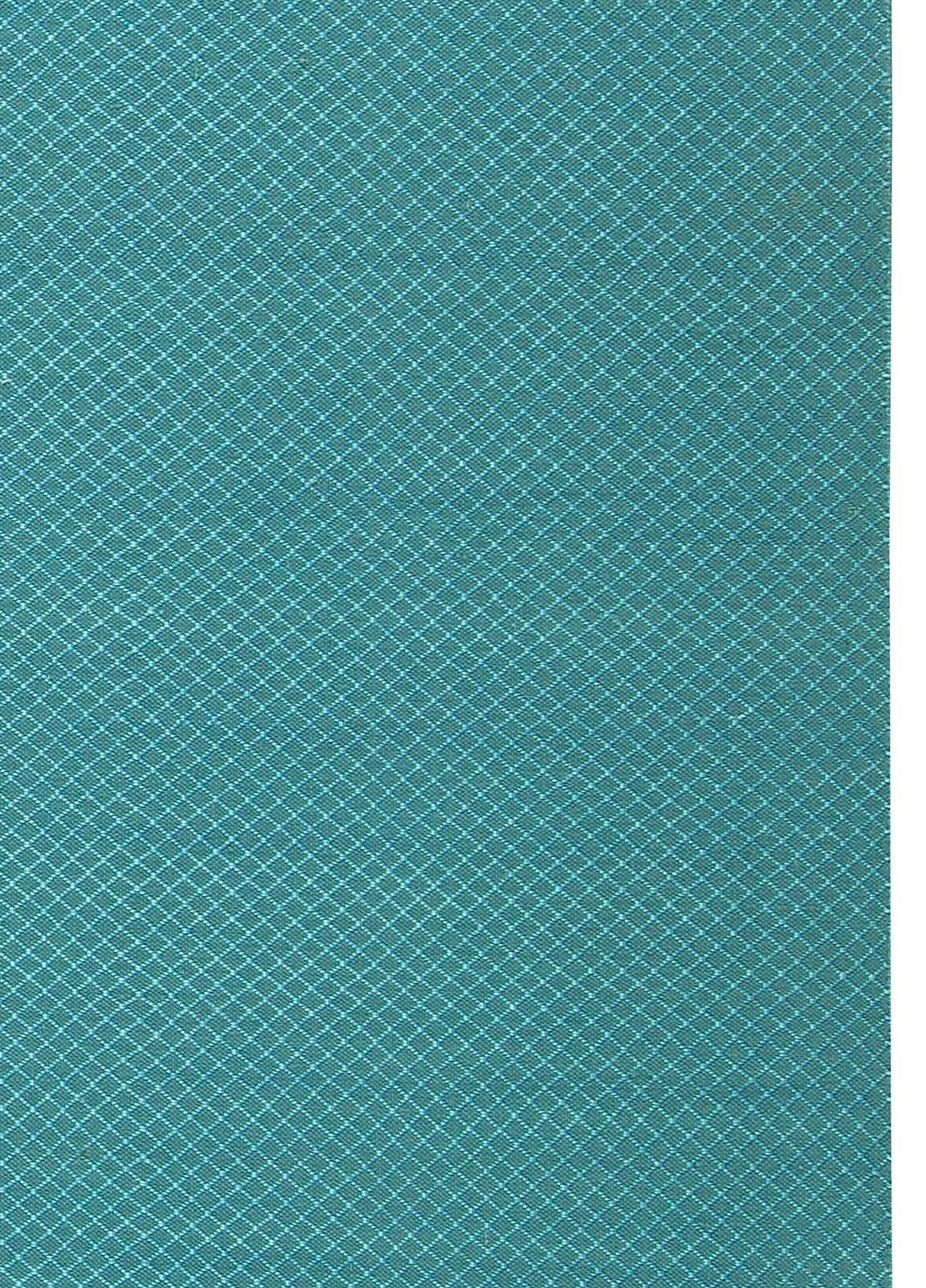 Other Contemporary Turquoise Geometric Flat-Weave Viscose Rug by Doris Leslie Blau For Sale