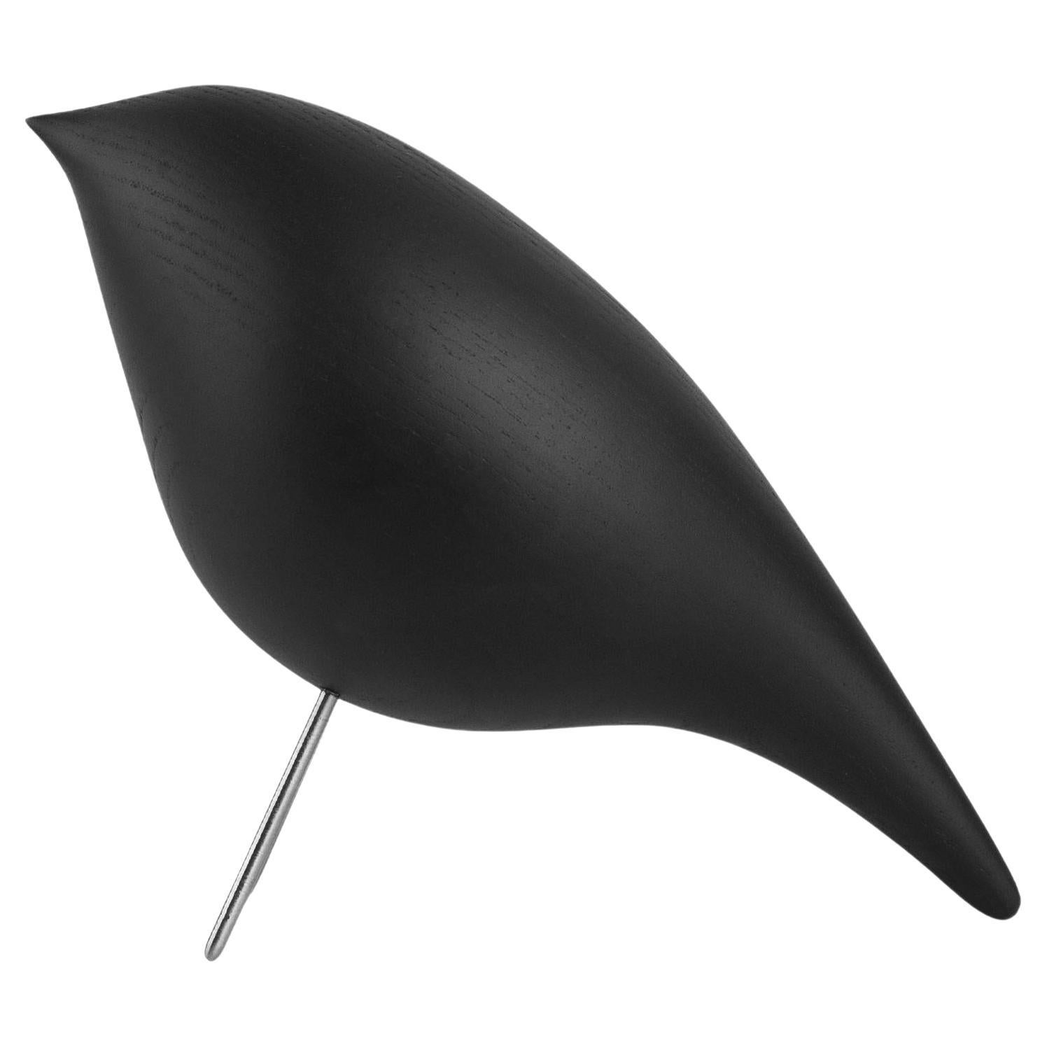 Contemporary 'Tweety Decorative Bird CS3' by Noom, Black Ashwood, In stock For Sale