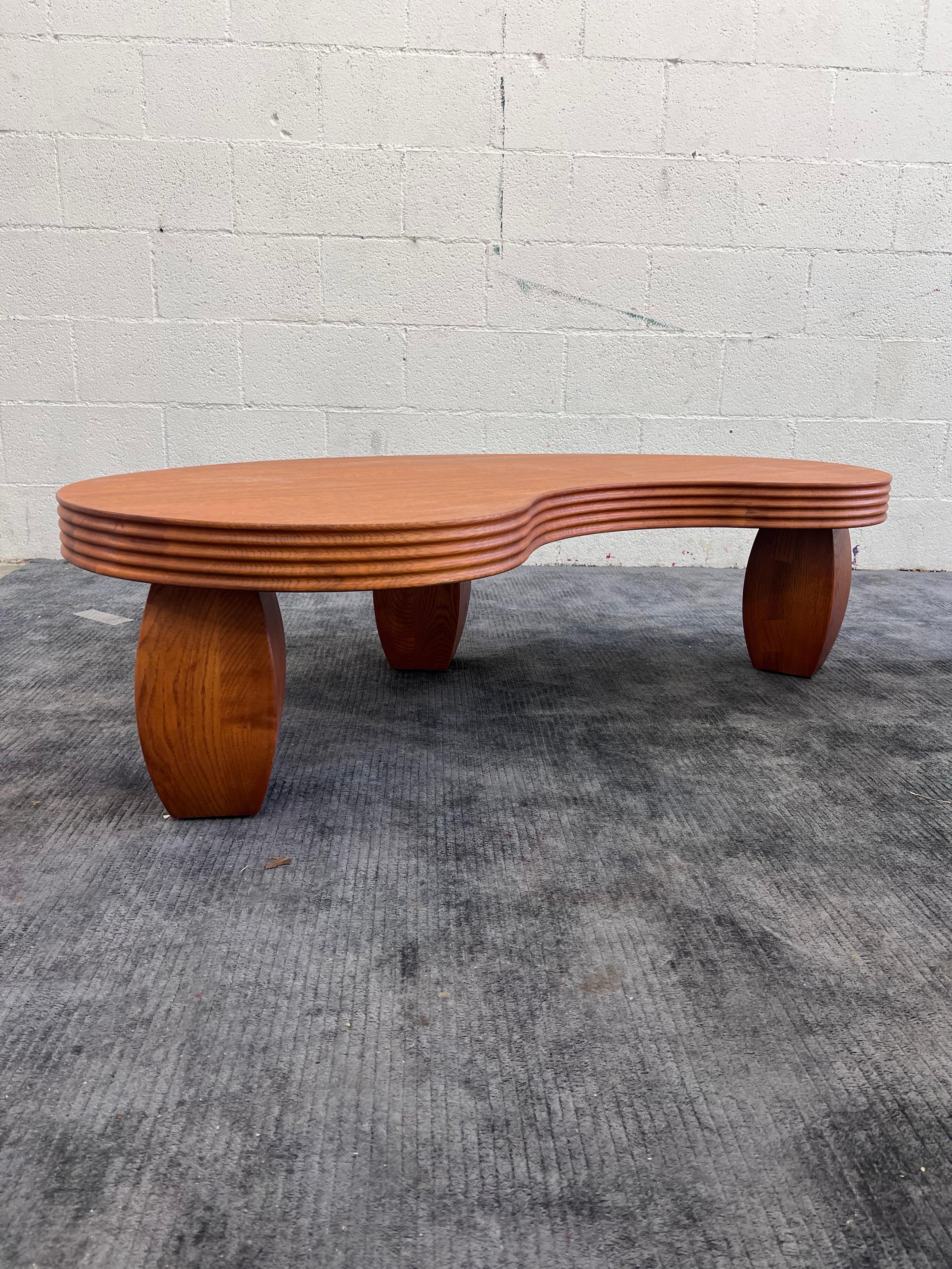 Contemporary two tiered kidney shaped Coffee Table shaped by sixpenny  6