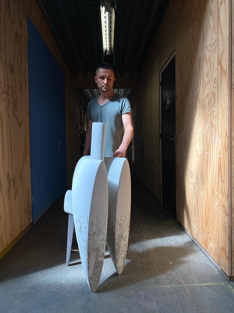 Escultura arquitectónica abstracta ucraniana contemporánea del artista Duo Voznicki en Nuevo estado para la venta en Amsterdam, NL
