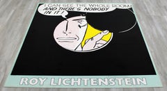 Contemporary Unframed Pop Art Poster Signed by Roy Lichtenstein