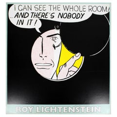 Contemporary Unframed Pop Art Poster Signed by Roy Lichtenstein