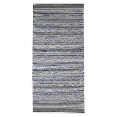 Contemporary Unique Handwoven Danish Rug in Recycled Materials