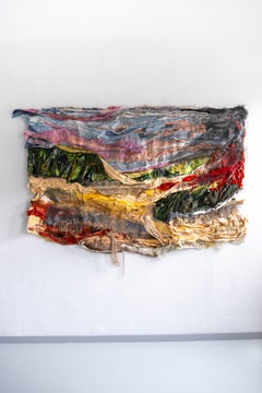 Niederländische Contemporary Textile Art Hot Landscape von Femke van Gemert