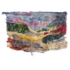 Dutch Contemporary Textile Art Hot Landscape by Femke van Gemert