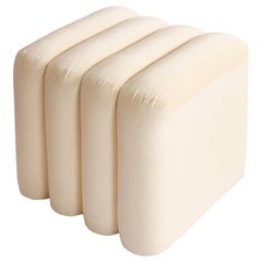 Contemporary Upholstered BB Stool, Bench
