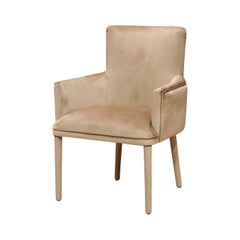 Contemporary Upholstered Designer Occasional Chair, Gattopardo