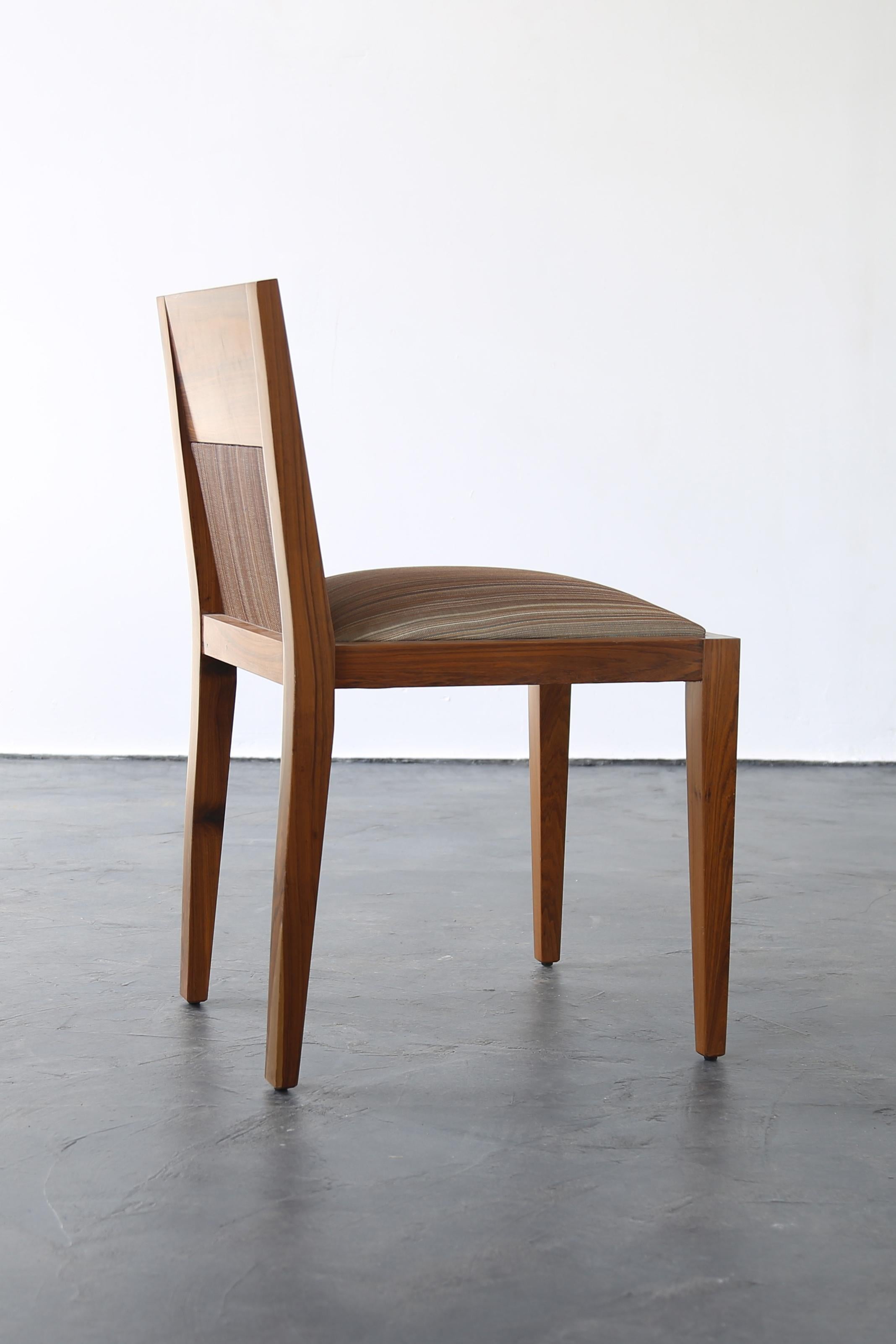 Argentine Contemporary Wood Dining Chair by Costantini, Palermo Hollywood, In Stock For Sale