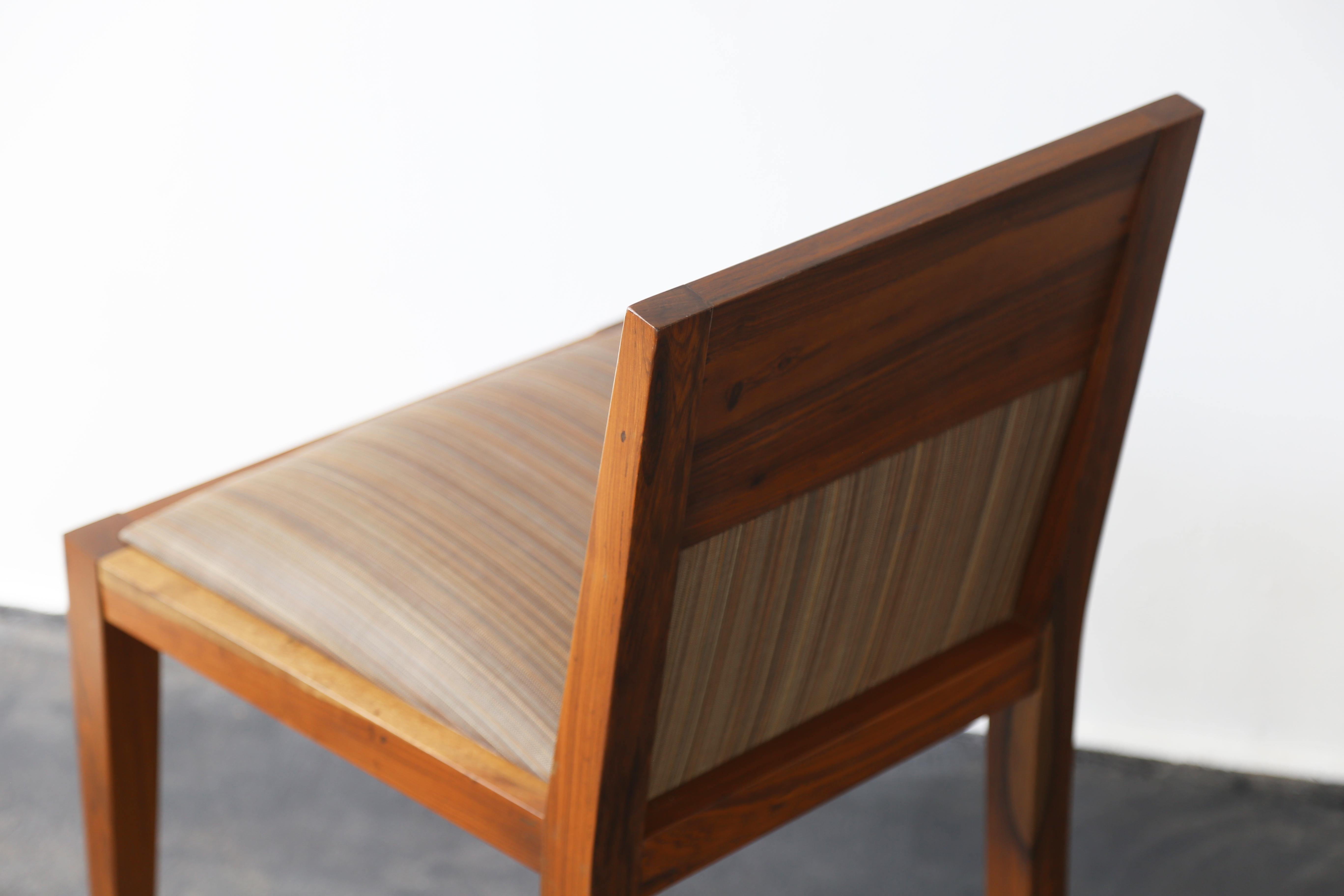 Contemporary Wood Dining Chair by Costantini, Palermo Hollywood, In Stock For Sale 1