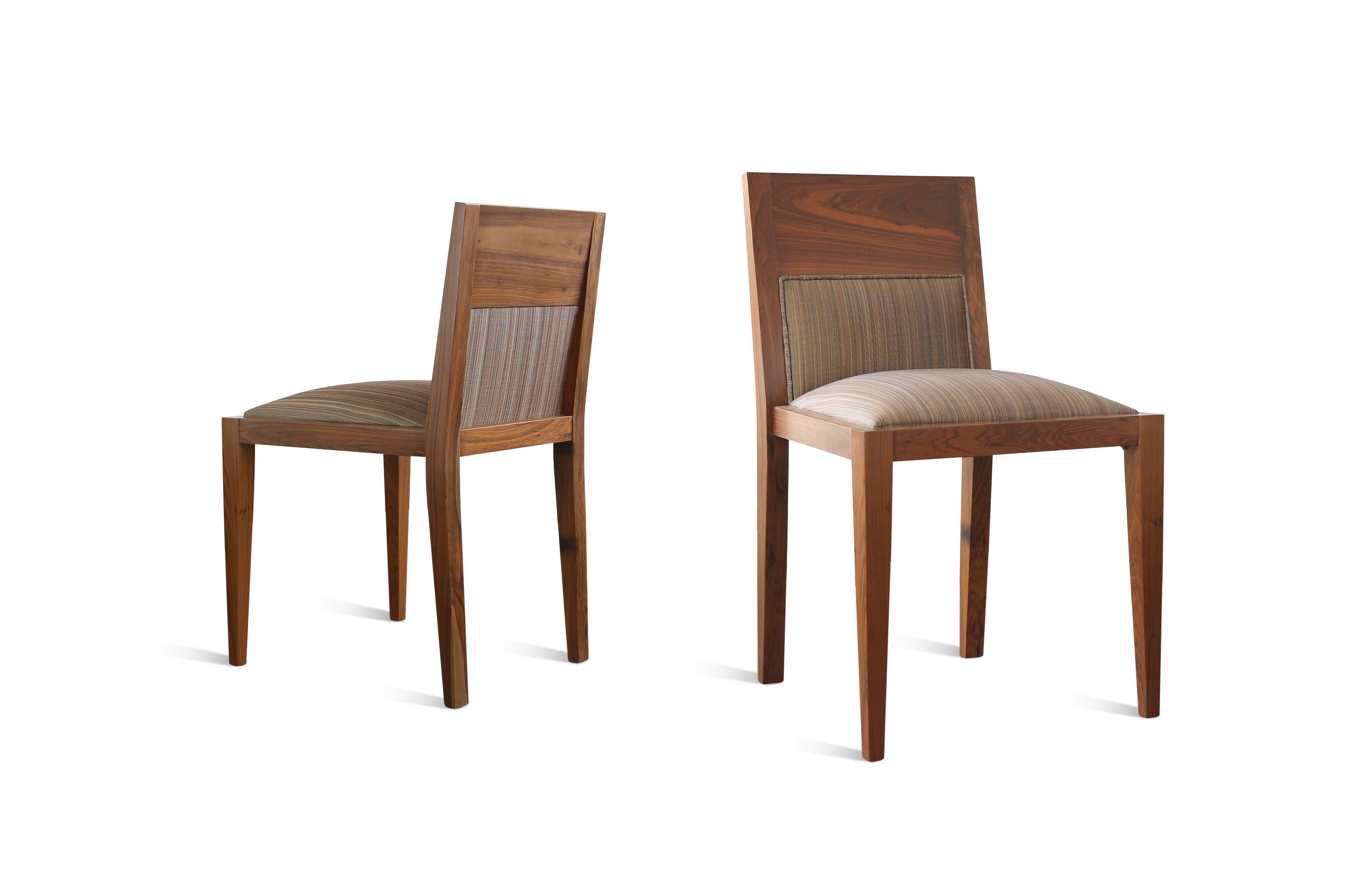 Contemporary Wood Dining Chair by Costantini, Palermo Hollywood, In Stock For Sale