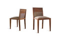 Contemporary Wood Dining Chair by Costantini, Palermo Hollywood, In Stock