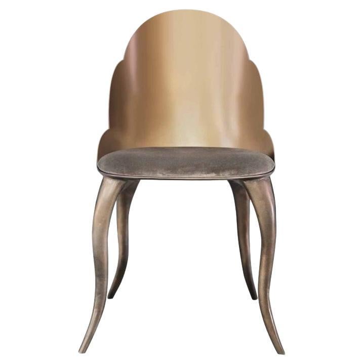 These chairs have stylish curved legs and a nicely made backrest, giving them a classy and charming look. This Chairs come in two versions: one with a lower back for a laid-back feel, and another with a taller back for extra support. Made with great