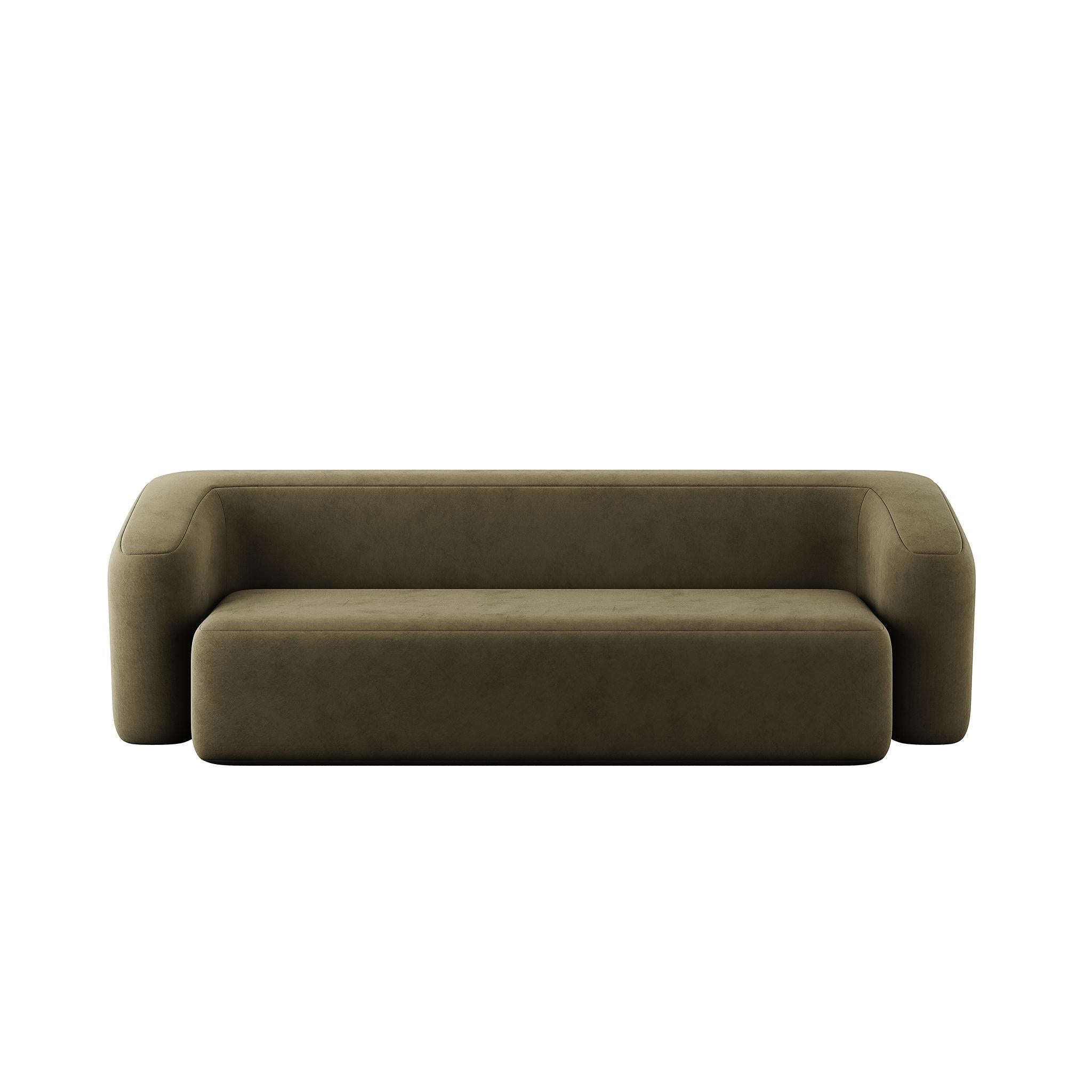 Step into the embrace of nature-inspired luxury with our Full Upholstered Sofa in Green Forest Suede.
This sofa is not merely furniture; it’s a verdant sanctuary that brings the soothing essence of a forest into the heart of your living